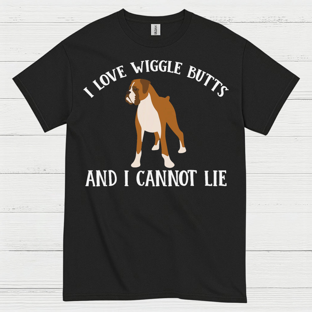 Wiggle Butt Boxer Lover T Shirt