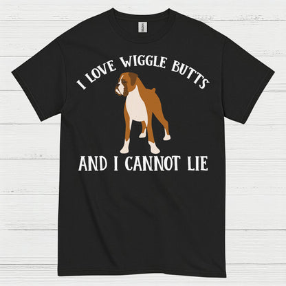 Wiggle Butt Boxer Lover T Shirt