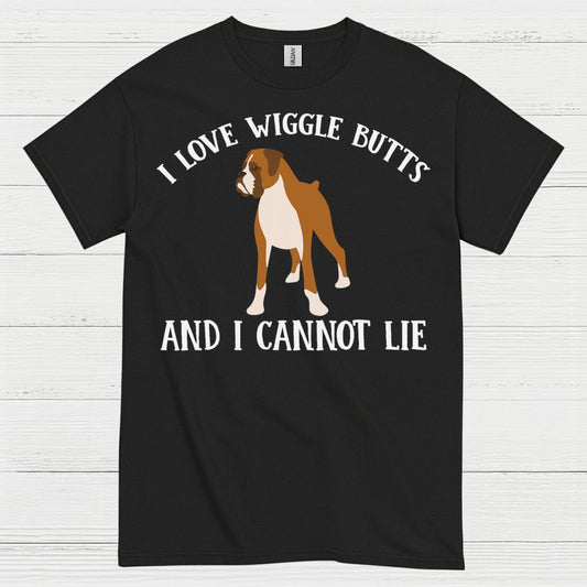 Wiggle Butt Boxer Lover T Shirt