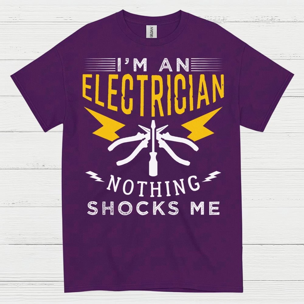 Electrician Nothing Shocks Me T Shirt