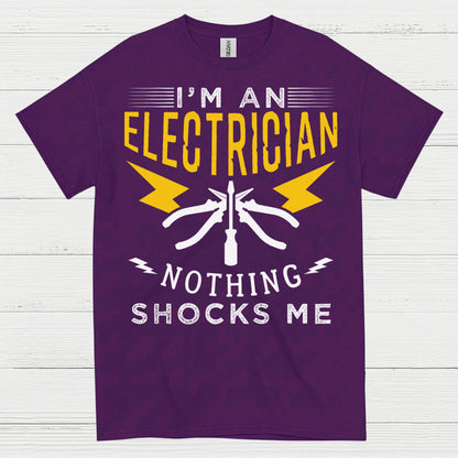 Electrician Nothing Shocks Me T Shirt