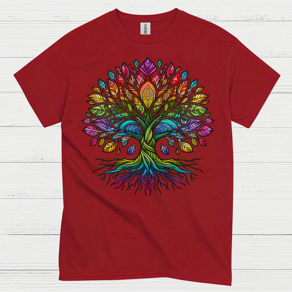 Colorful Tree Of Life Pride T Shirt