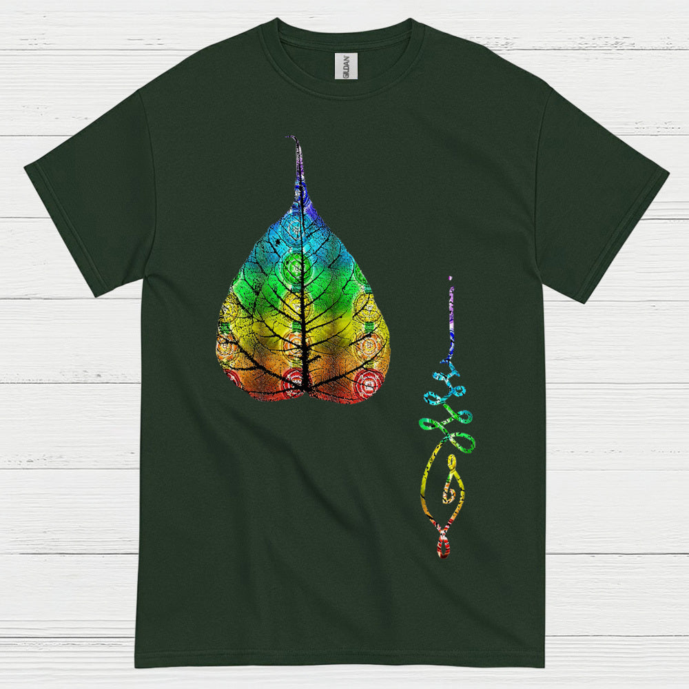 Chakra Leaf Spiritual Energy T Shirt