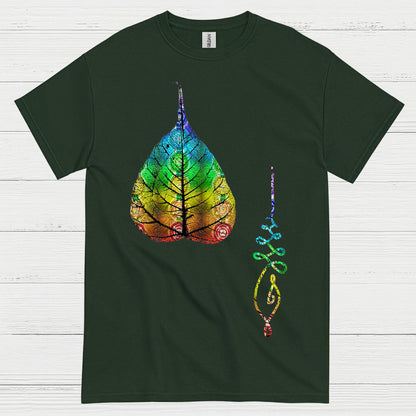 Chakra Leaf Spiritual Energy T Shirt