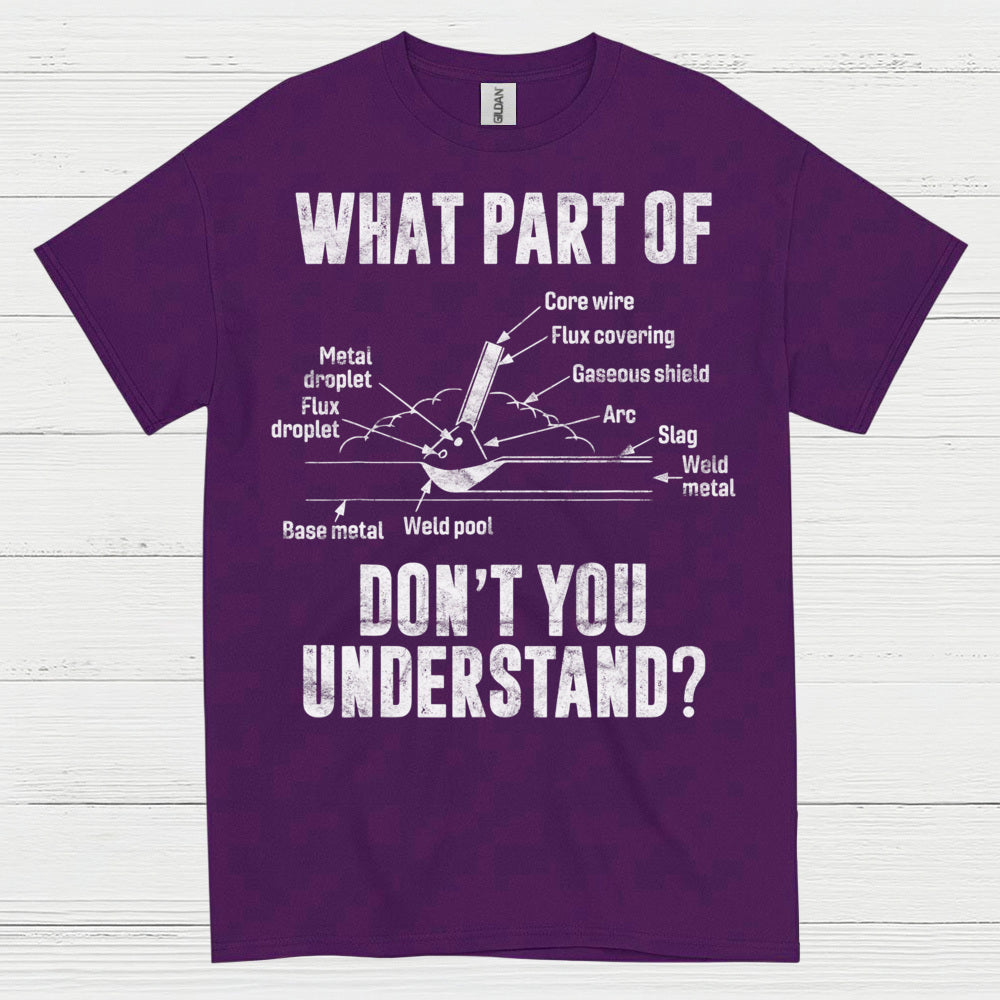 What Part Of Welding Diagram T Shirt