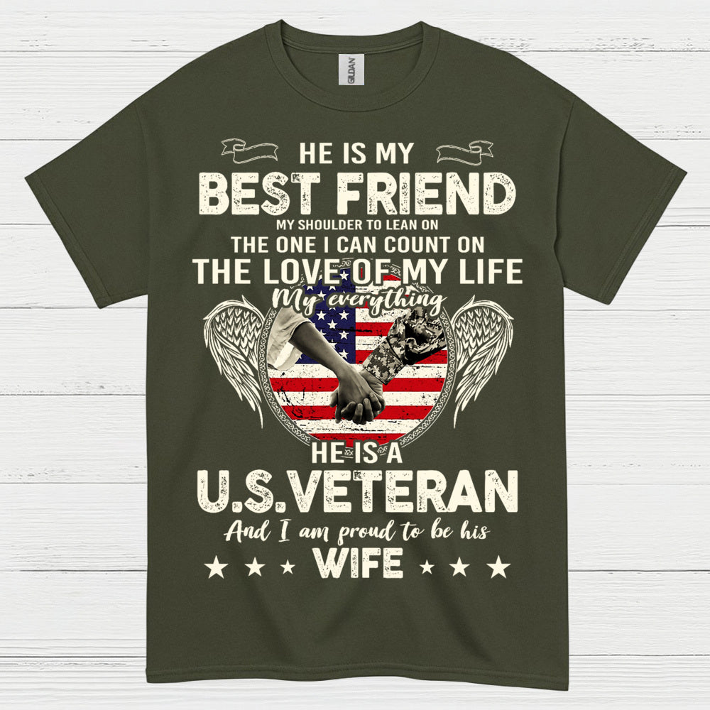 Proud Veteran Wife T-Shirt