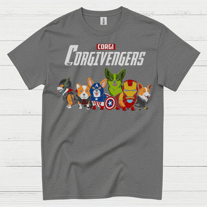Corgivengers Superhero Corgi T Shirt