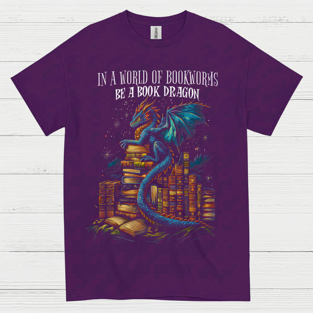Be A Book Dragon T Shirt