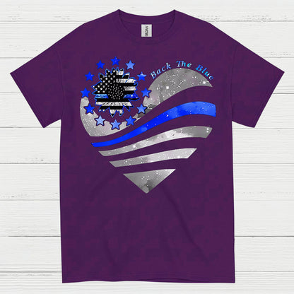 Back The Blue Thin Blue Line T Shirt
