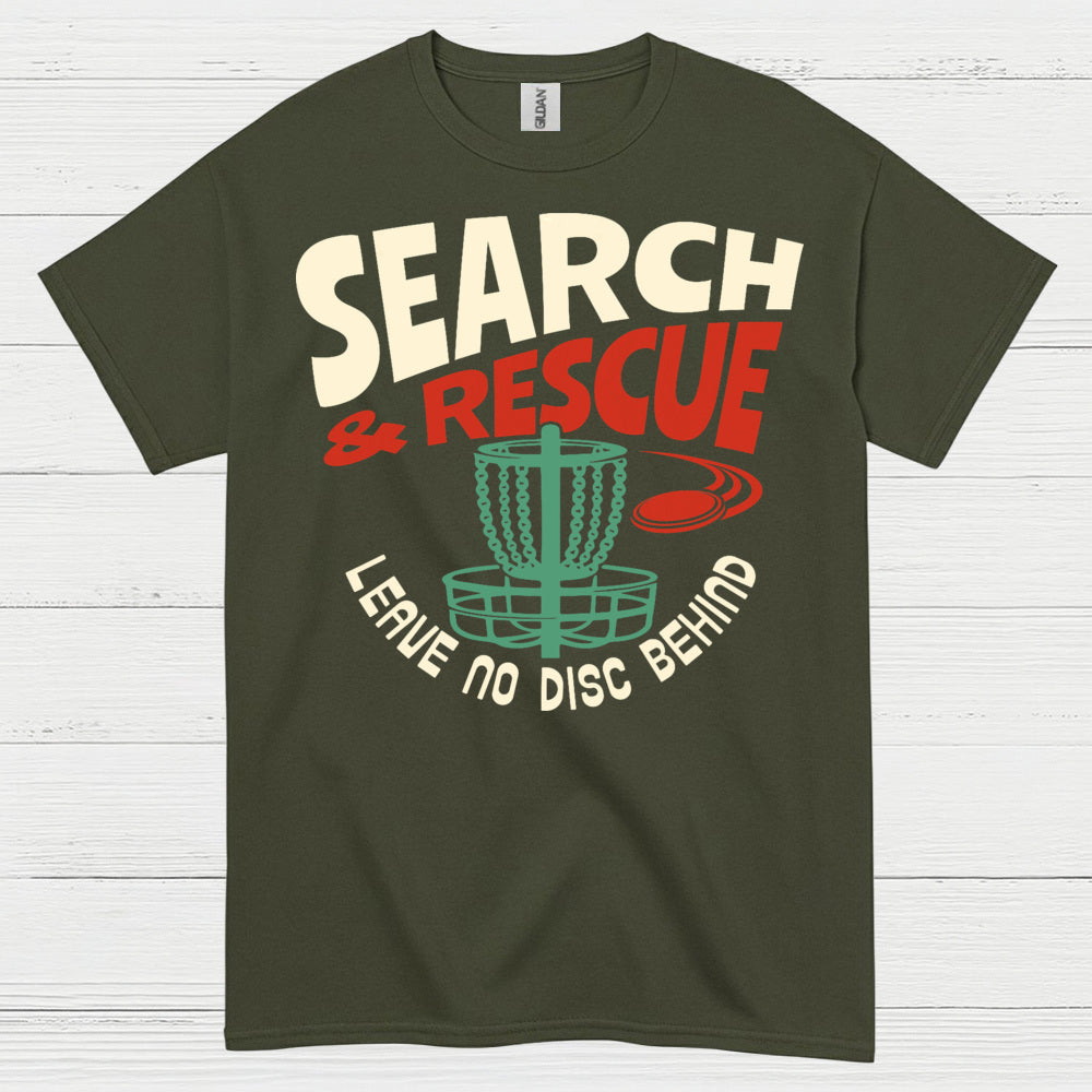 Search And Rescue Disc Golf T Shirt
