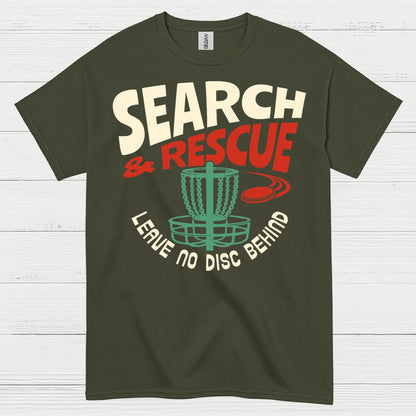 Search And Rescue Disc Golf T Shirt