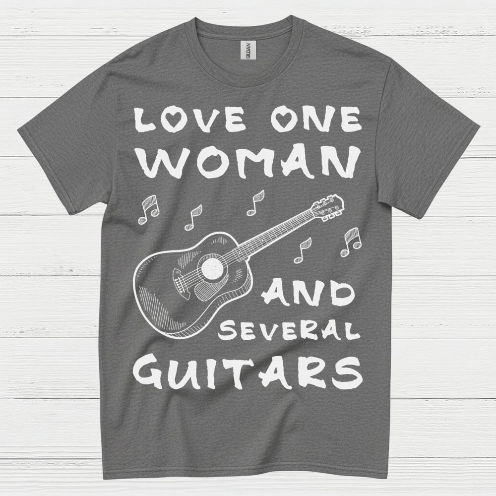 Love One Woman Guitar T Shirt