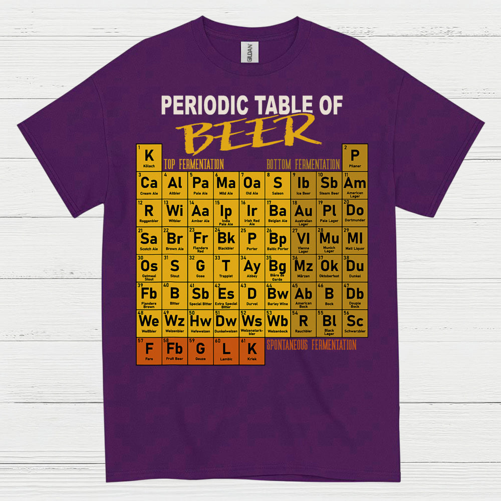Periodic Table Of Beer T Shirt