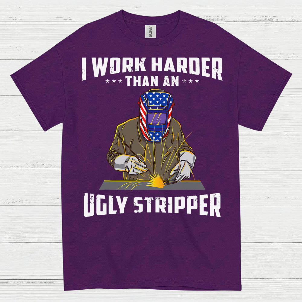 Harder Than Stripper Welder T Shirt