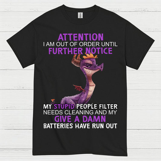 Out Of Order Dragon T Shirt