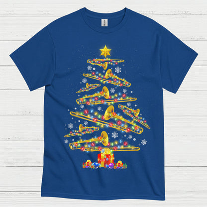 Christmas Trombone Tree T Shirt