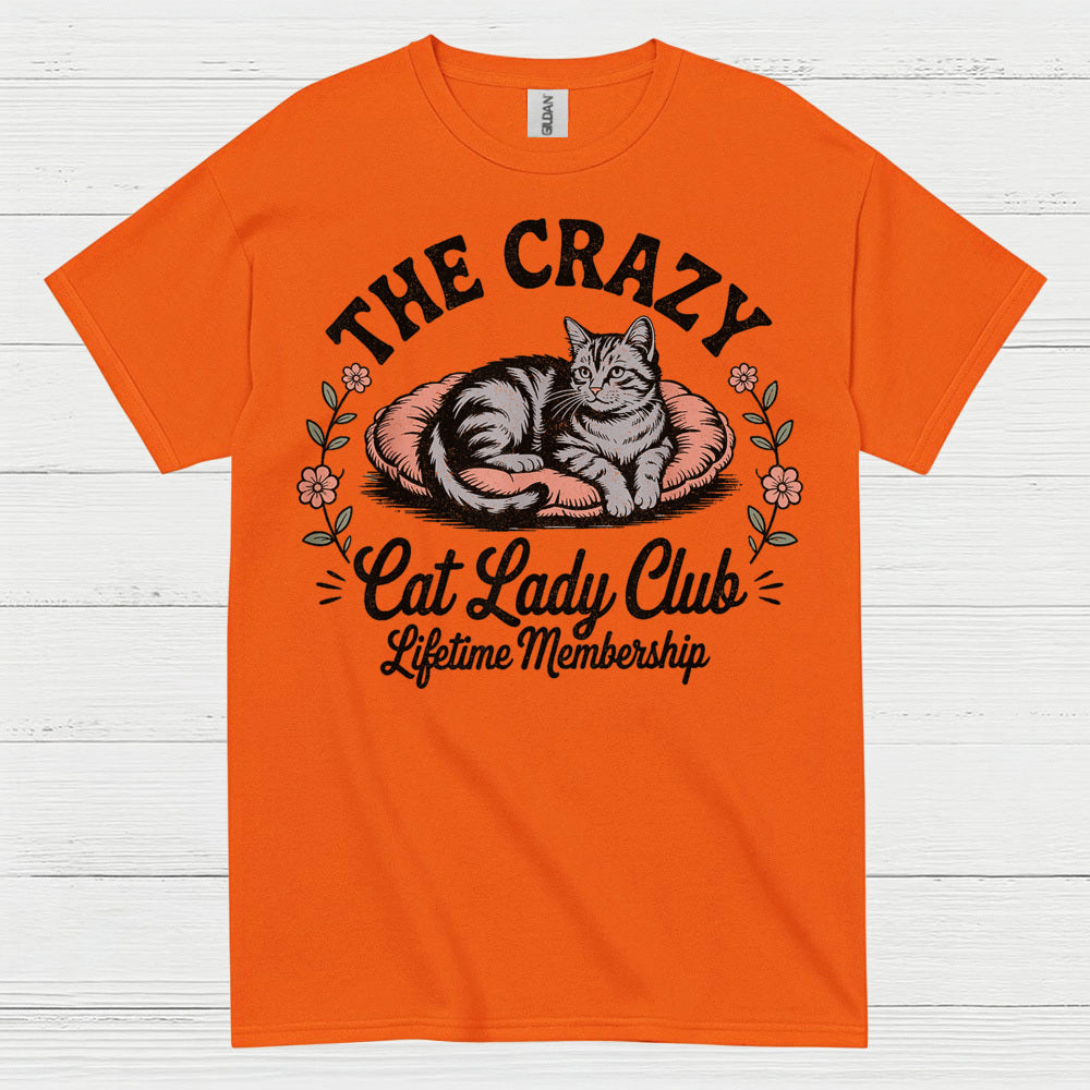 Crazy Cat Lady Club T Shirt