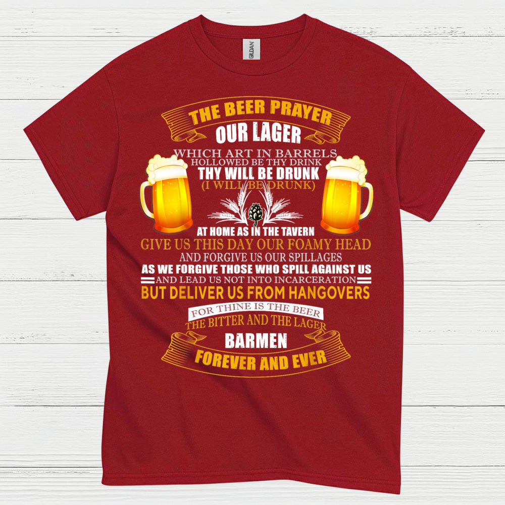 The Beer Prayer Our Lager T Shirt