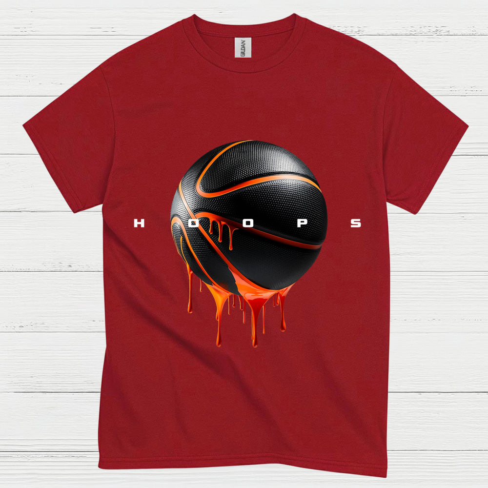Dripping Basketball Hoops T Shirt