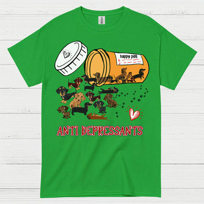 Anti Depressants Dog T Shirt