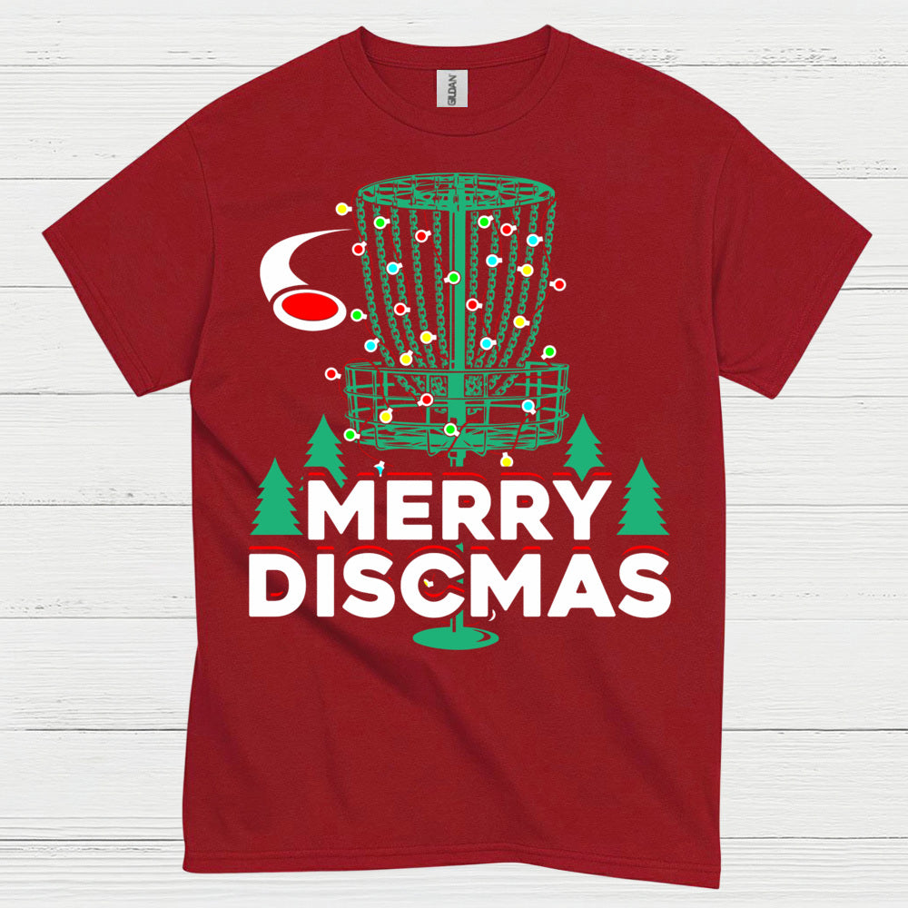 Merry Discmas Disc Golf T Shirt