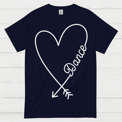 Love Dance Heart Simple T Shirt