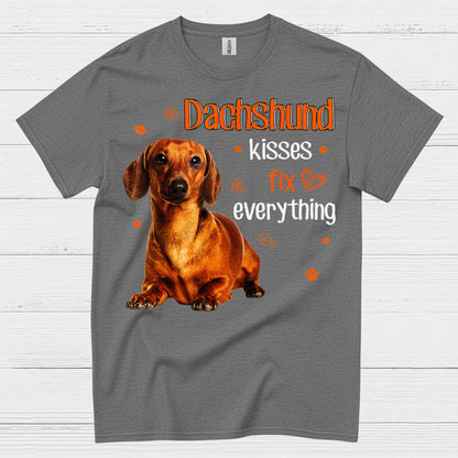Dachshund Kisses Fix Everything T Shirt