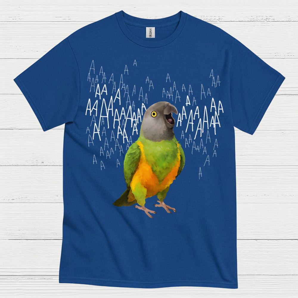 Screaming Parrot Funny T Shirt