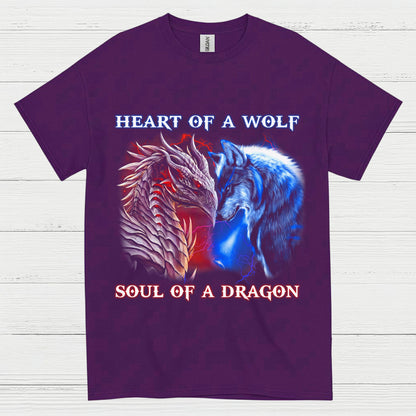 Wolf And Dragon Spirit T Shirt