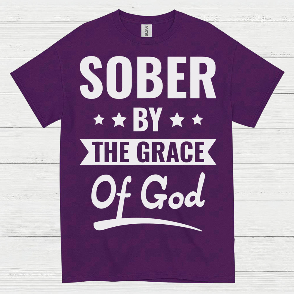 Sober By The Grace Of God Christian T Shirt