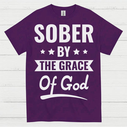 Sober By The Grace Of God Christian T Shirt