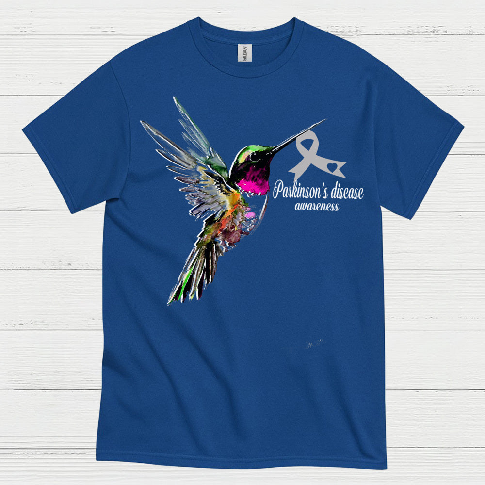Parkinsons Awareness Hummingbird Hope T Shirt