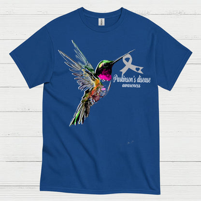 Parkinsons Awareness Hummingbird Hope T Shirt