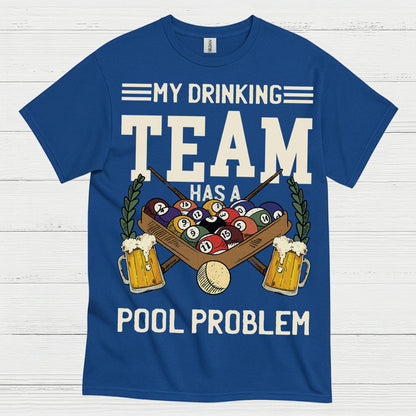 Pool Drinking Team Funny Billiards T Shirt