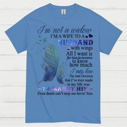 Forever His Wife With Wings In Heaven T Shirt