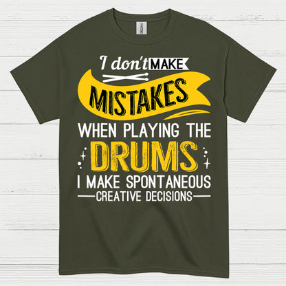 Spontaneous Drummer T Shirt