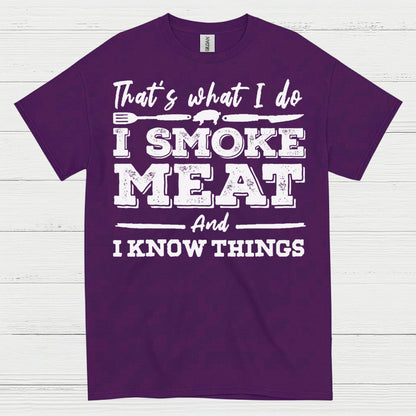 Smoke Meat Know Things T Shirt