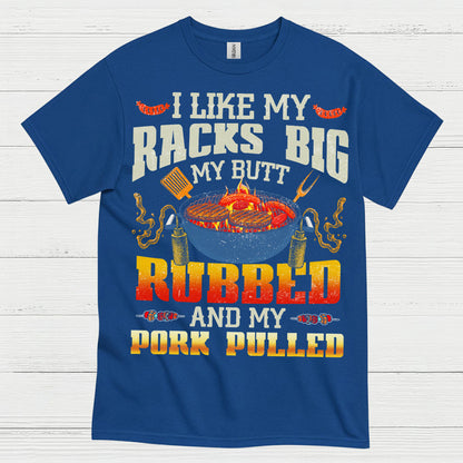 Big Racks And Pulled Pork BBQ T Shirt