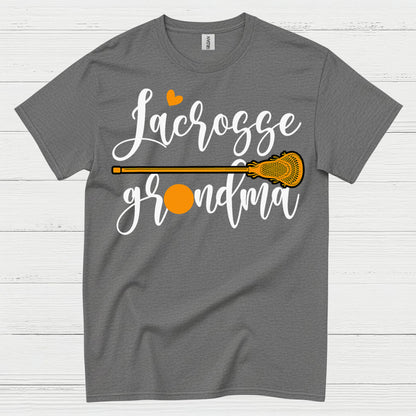 Lacrosse Grandma Heart Stick T Shirt