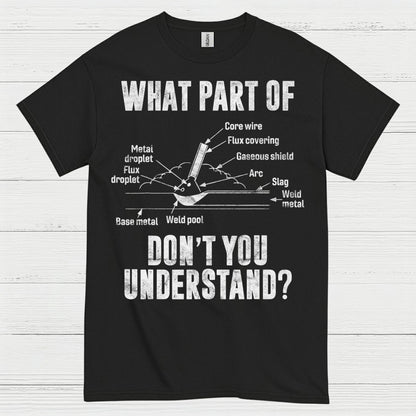 What Part Of Welding Diagram T Shirt