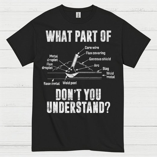 What Part Of Welding Diagram T Shirt