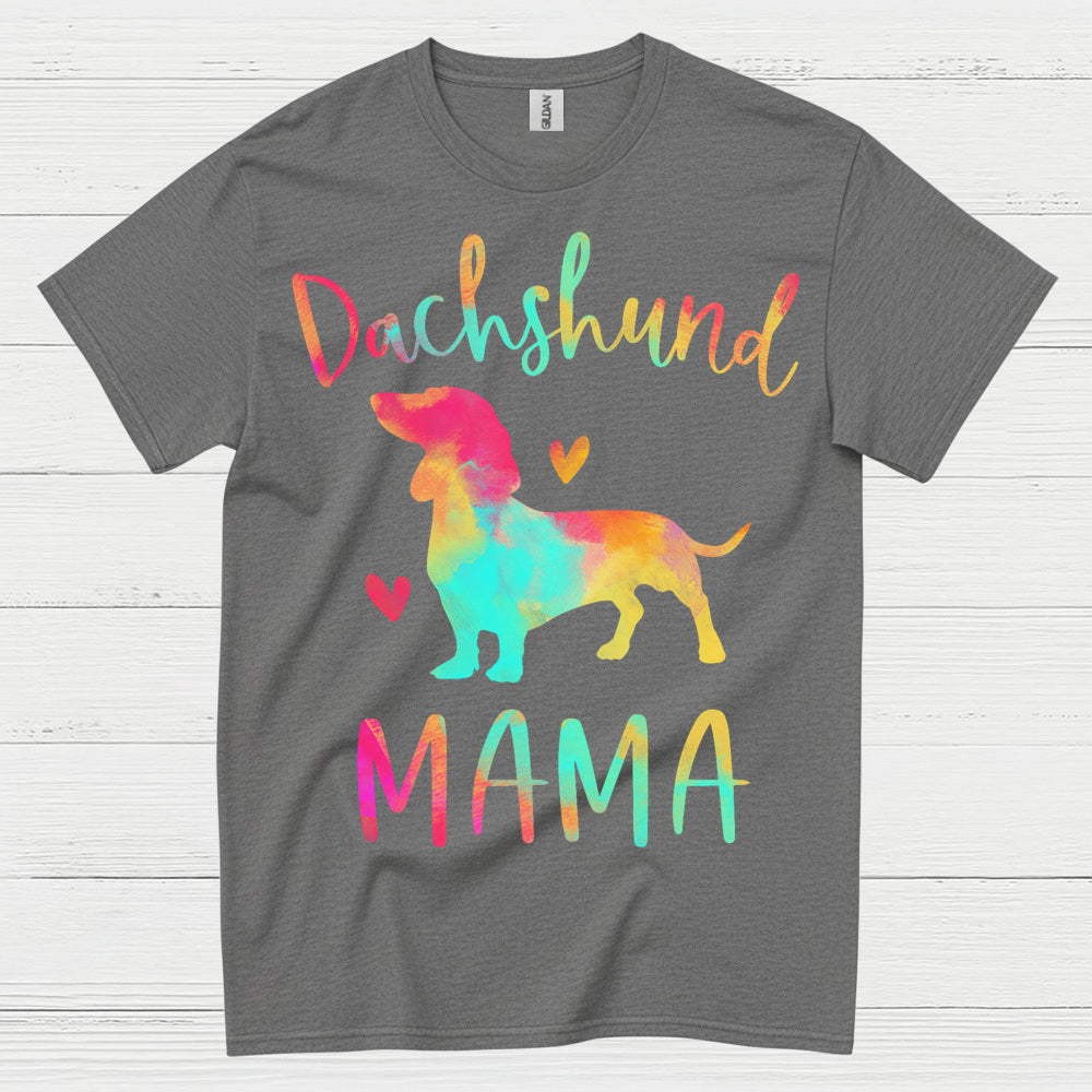 Colorful Splash Dachshund Dog T Shirt