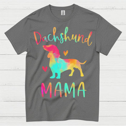 Colorful Splash Dachshund Dog T Shirt