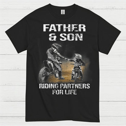 Father And Son Riding Partners For Life T Shirt