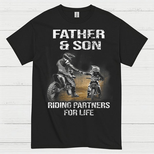 Father And Son Riding Partners For Life T Shirt