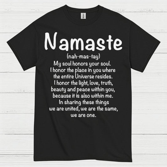 Namaste Spiritual Definition Quote T Shirt