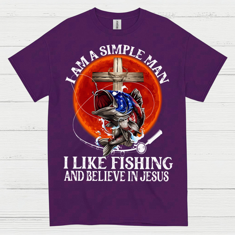 I Like Fishing And Believe In Jesus T Shirt