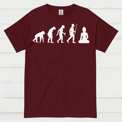 Evolution To Meditation Zen T Shirt