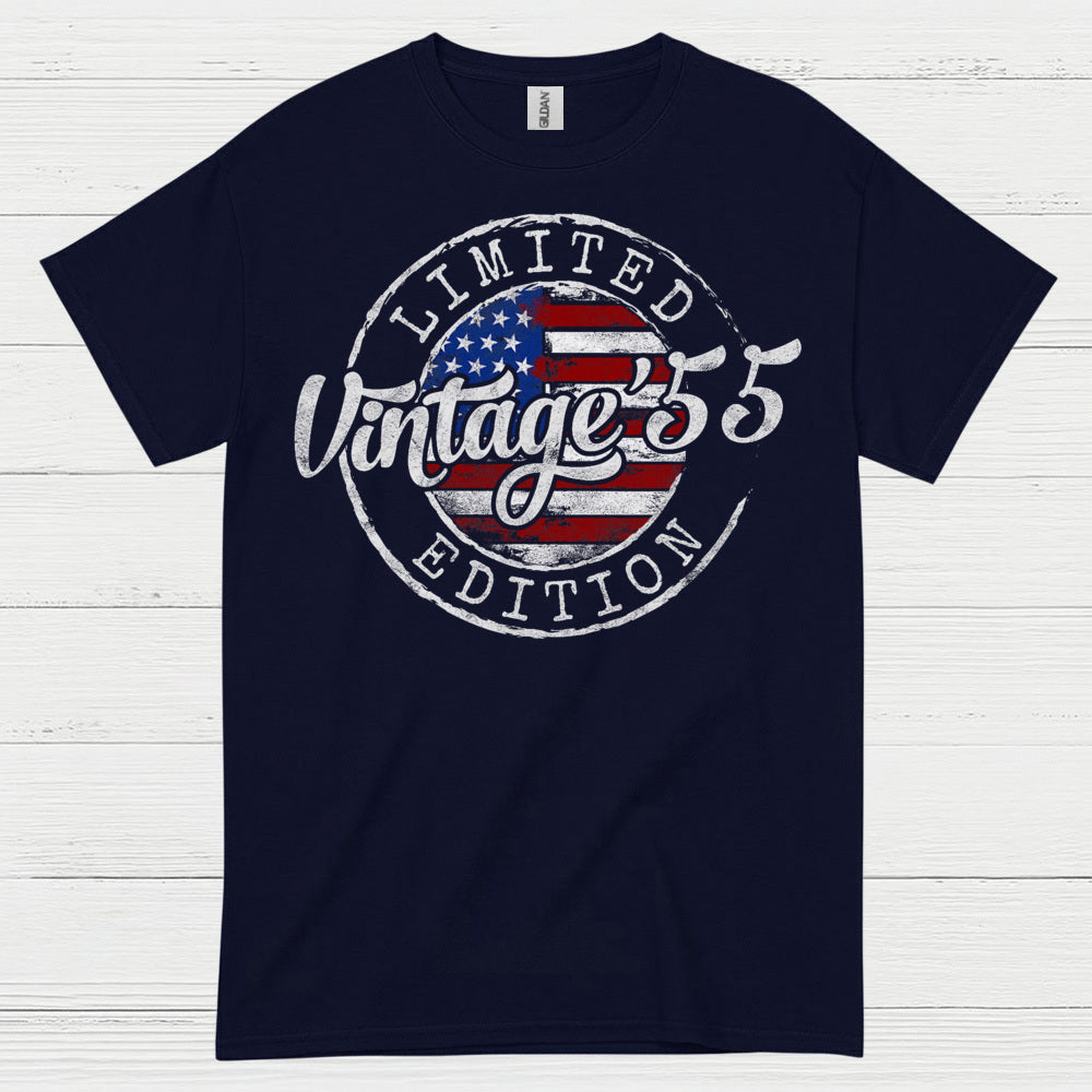 Vintage 55 Limited Edition Birthday T Shirt