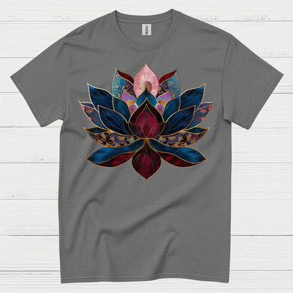 Sacred Lotus Mandala Yoga T Shirt